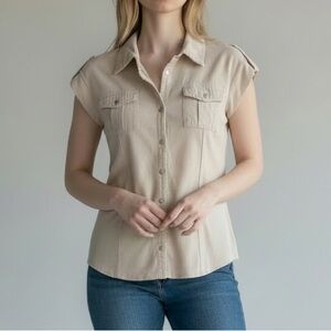 Style and Co. Cream Snap up